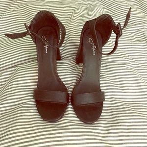 J. Adams Black Heels - Worn once!
